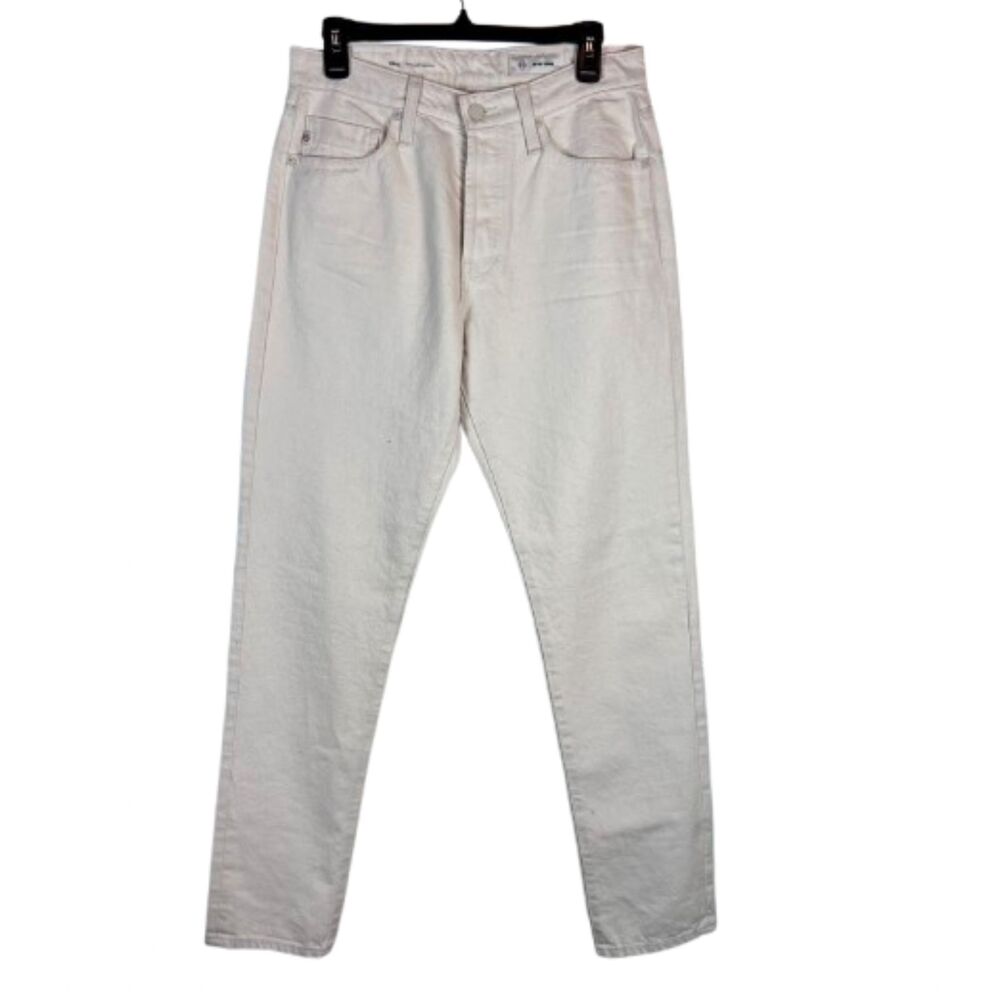 AG Jeans Mens Wells Relaxed Tapered Off White Ivory Denim Vintage Inspired 28x31